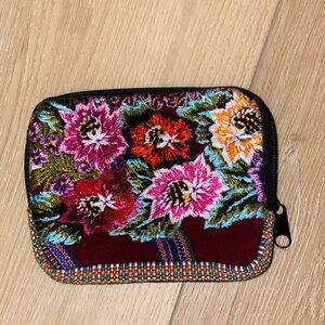 Multicolor Floral/Striped Women's Wallet